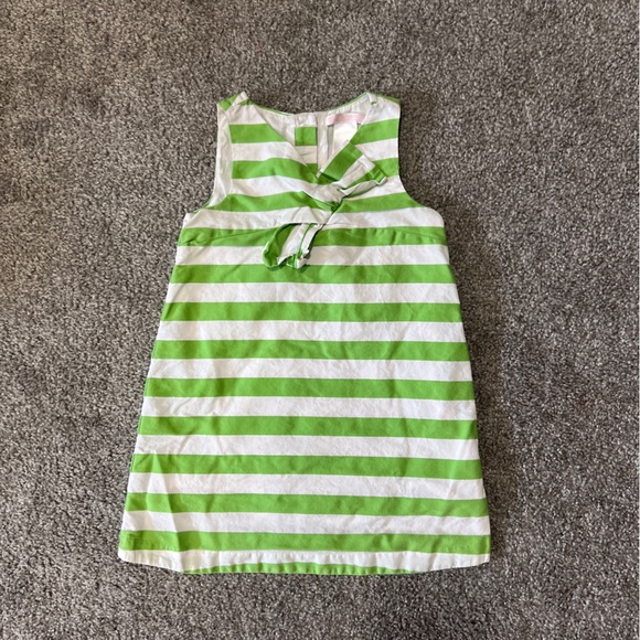 Janie and Jack Other - Janie and Jack dress girls 2T green white stripes sleeveless classic summer